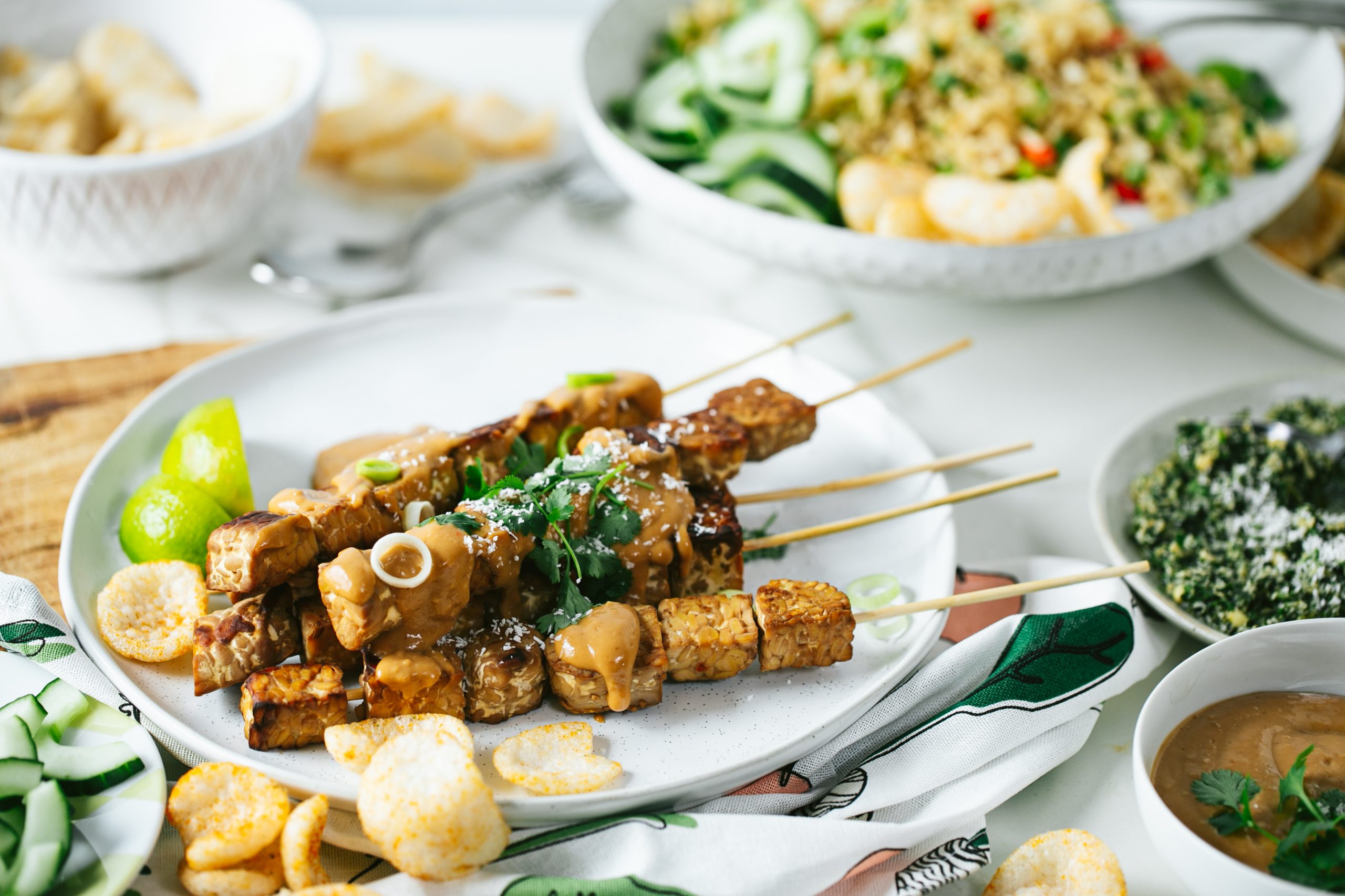 Vegan Tempeh saté