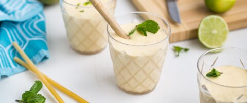 Smoothie mango banaan kokosmelk