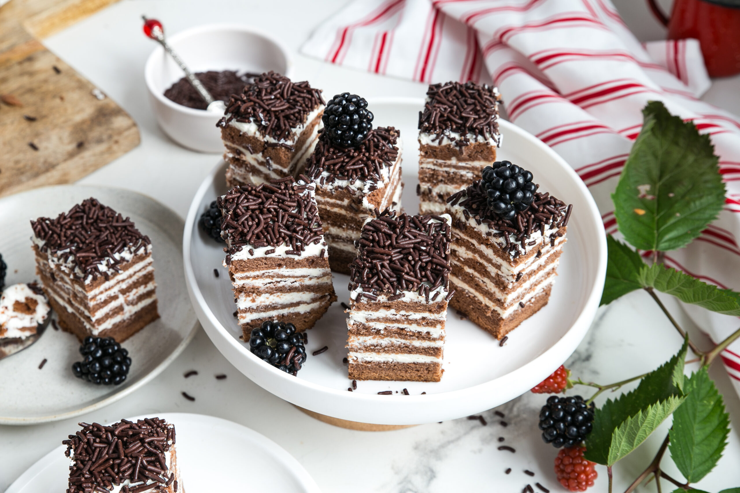 Cake met hagelslag