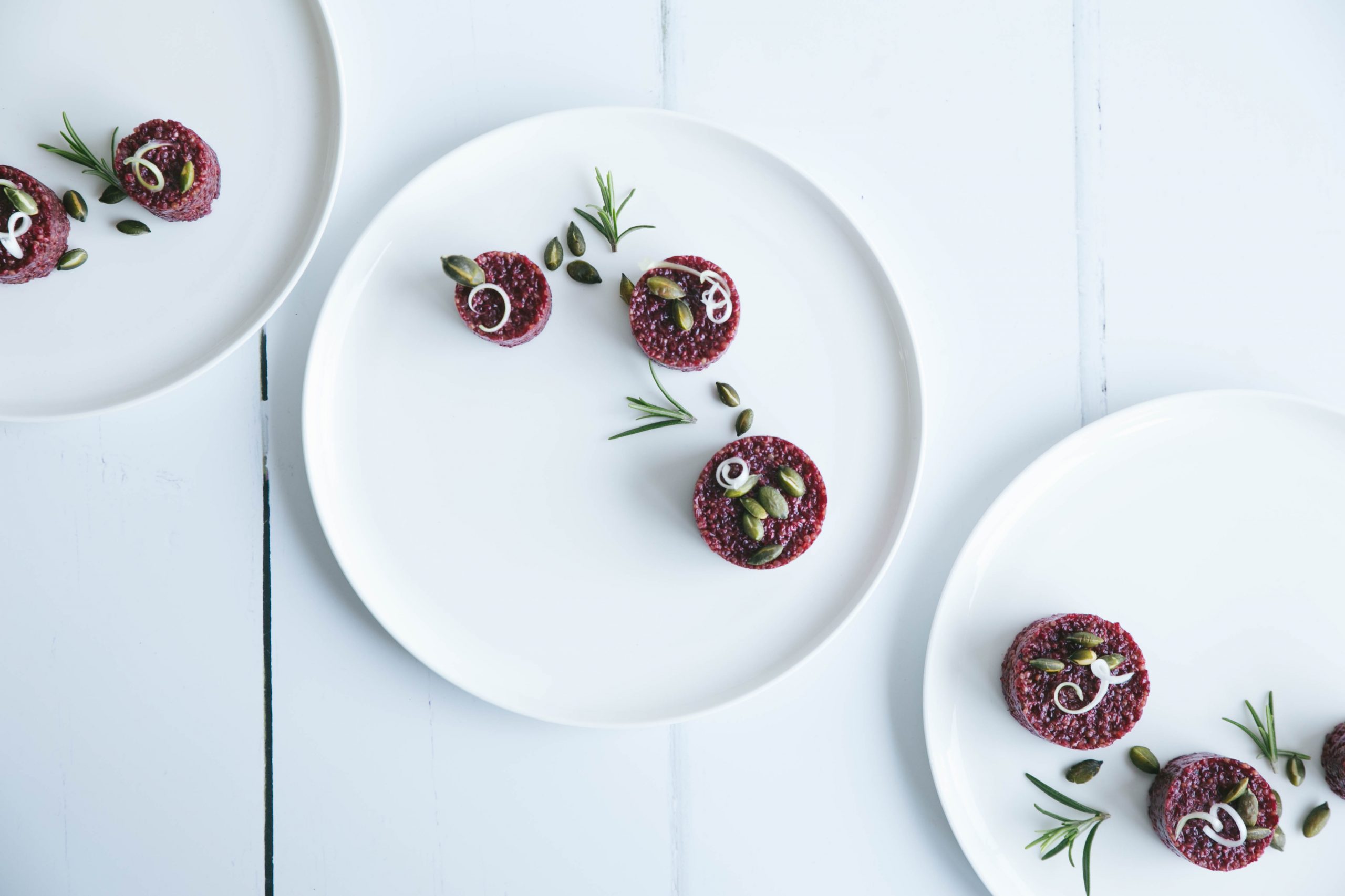 Tartaar van rode biet en quinoa