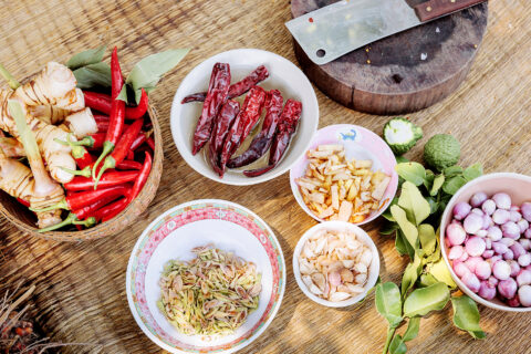 Ingrediënten in Thailand