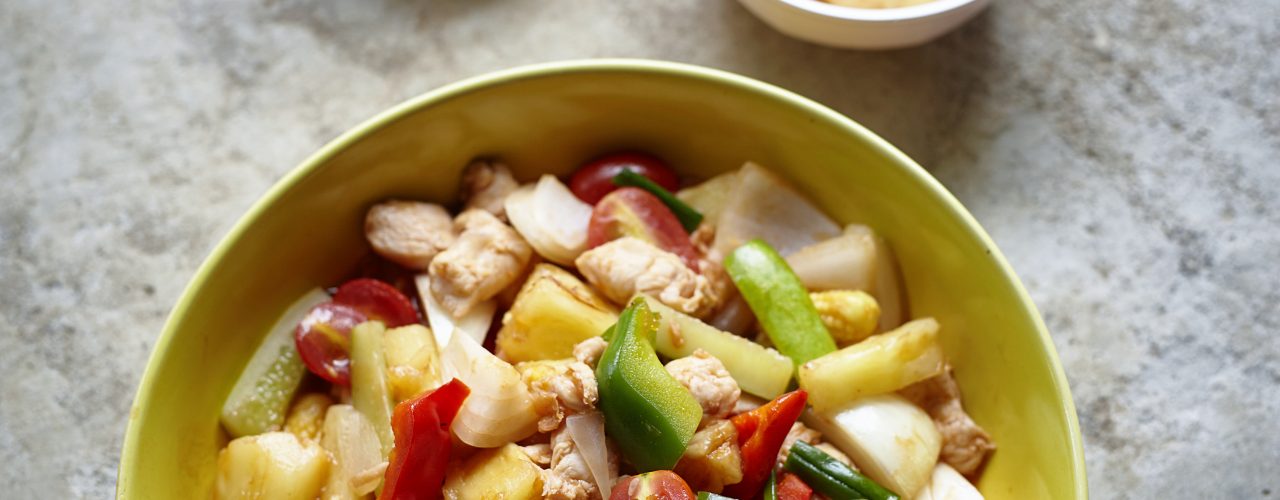 Recept Thaise kip zoetzure ananas