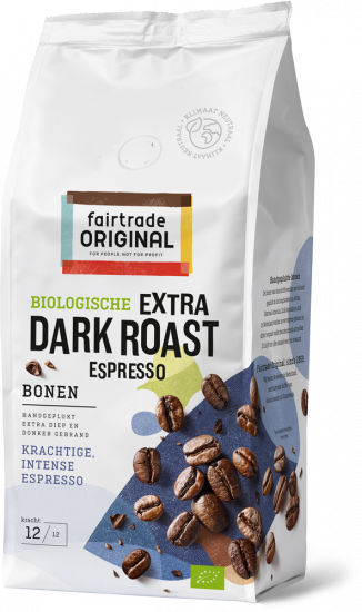 Biologische Espresso bonen Extra Dark Roast