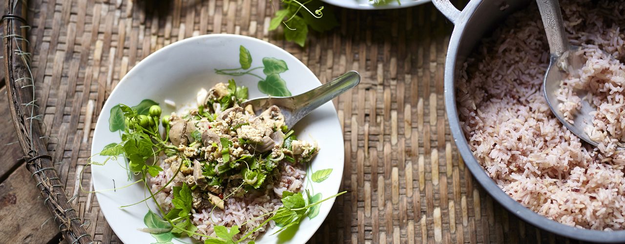 Laab. Een gerecht uit Noordoost Thailand