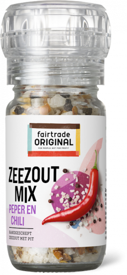 Zeezoutmix peper en chili