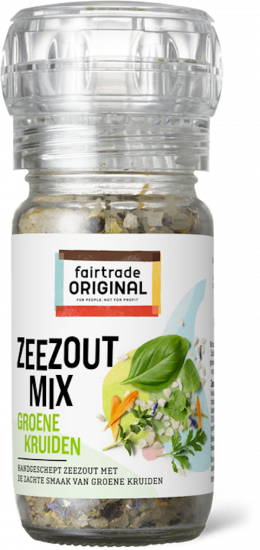 Zeezoutmix groene kruiden