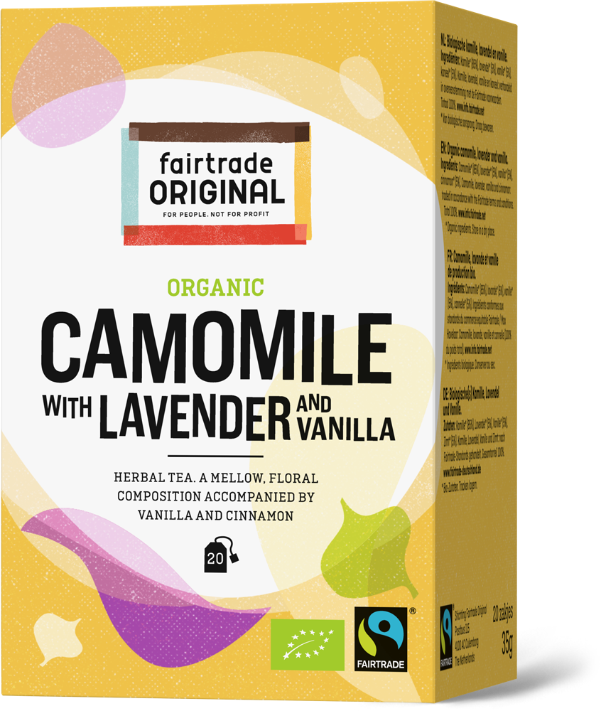 Organic camomile with lavender and vanilla