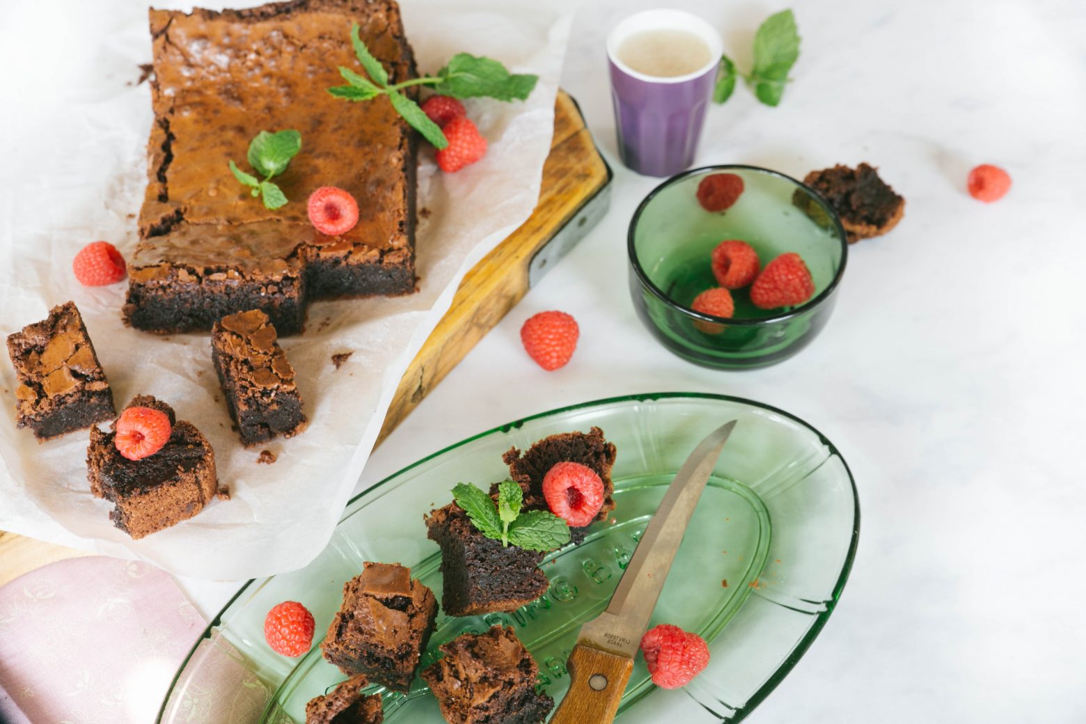 Brownie met espresso en chocolade - Fairtrade Original