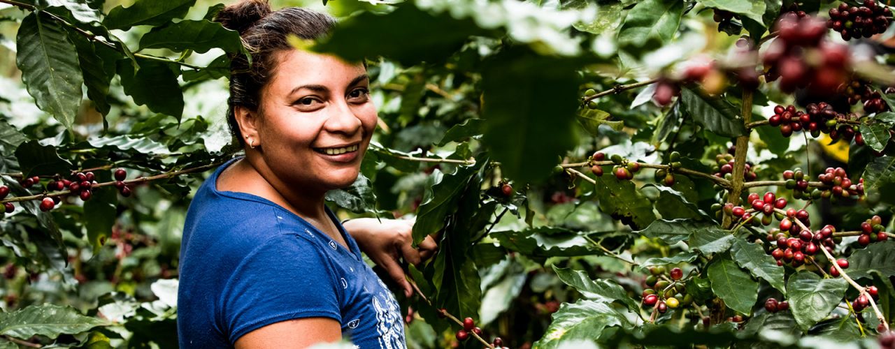 Koffieboerin Toñia in Nicaragua