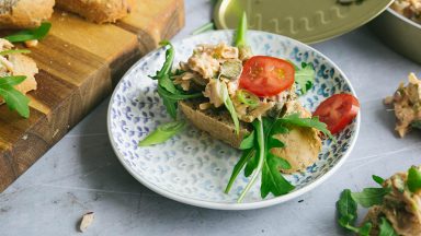 Salade met tonijn van jackfruit