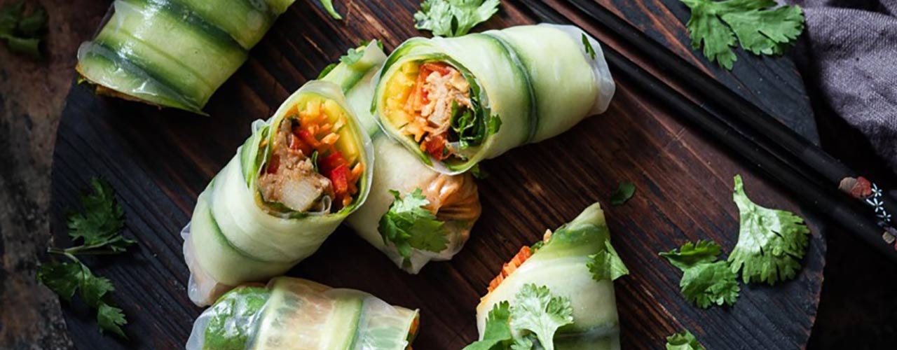 spring rolls jackfruit