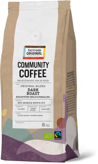 Community Coffee Snelfiltermaling Dark Roast