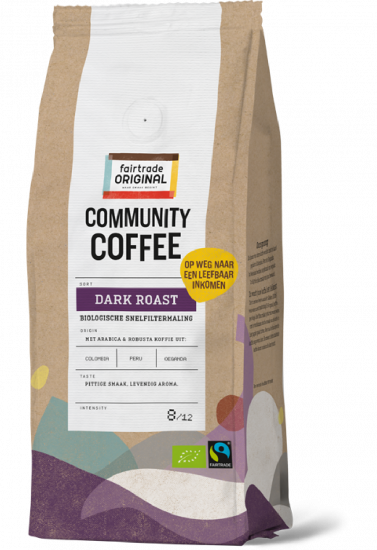 Community Coffee Snelfiltermaling Dark Roast