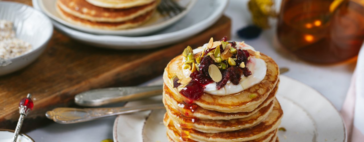 Fairtrade Original Havermoutpannenkoeken met kokosmelk en honing