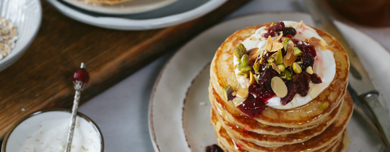 Fairtrade Original Havermoutpannenkoeken met kokosmelk en honing
