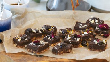 Fudge met koffie en noten