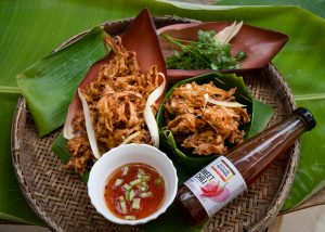 Bananenbloesem gerecht uit Thailand