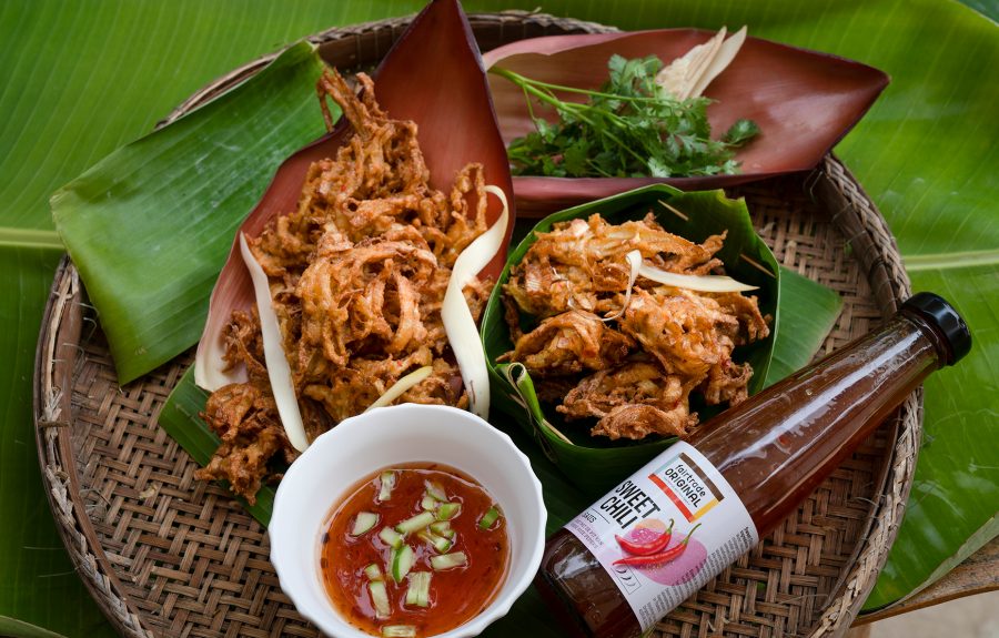 Bananenbloesem gerecht uit Thailand