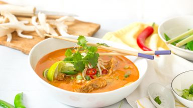 Tom Yum met bananenbloesem