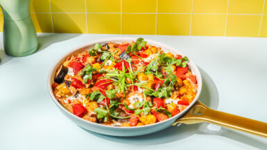 Eenpans Groene Curry met rijst
